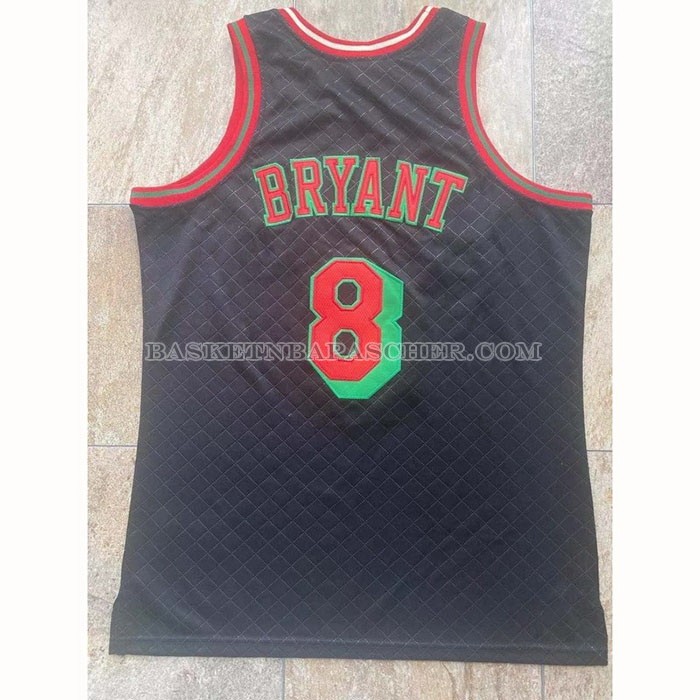 Maillot Los Angeles Lakers Kobe Bryant NO 8 Mitchell & Ness 1996-97 Noir